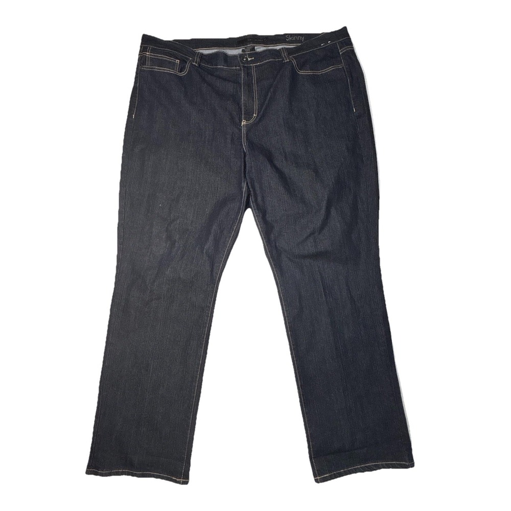 Calvin Klein Jeans Womens Skinny Stretch Dark Wash Denim Size 24W x 31
